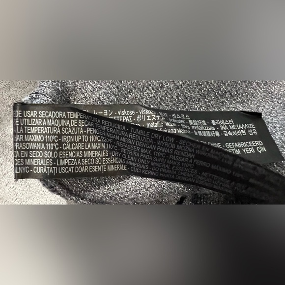 ZARA Women's Grey Long Sleeve Sweater Crop Top ~ Size Medium - Picture 6 of 8